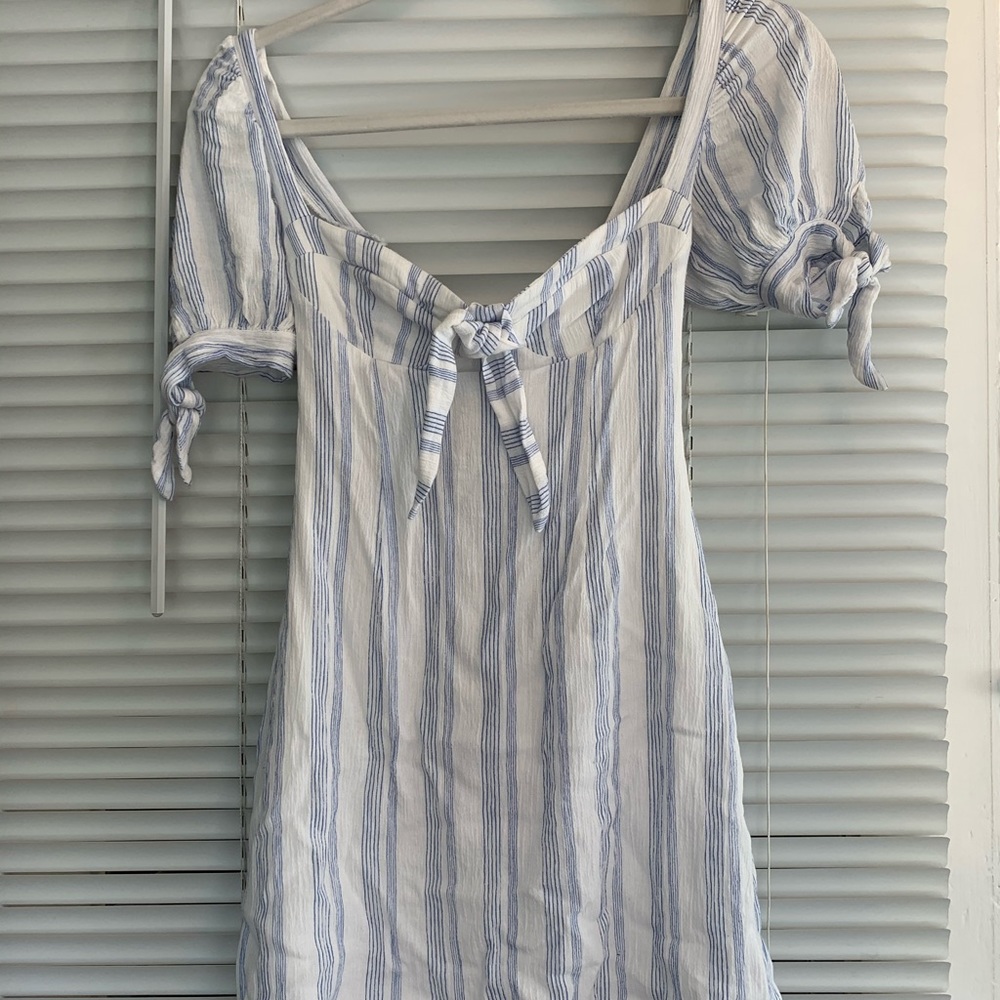 Skyler+Madison striped mini dress